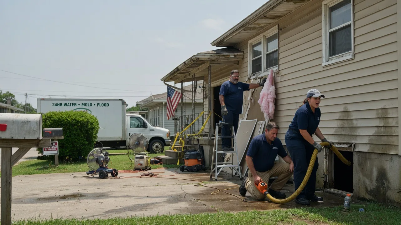 Water Damage Repair in Kingsbury, IN near me
